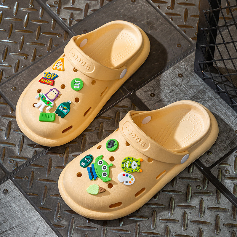 외계인 슬리퍼 노란색