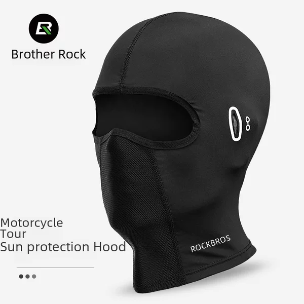 Locke Brothers Sunscreen Riding Headgear Motorcycle Ice Silk Full Face Mask Spring and Summer Outdoor Windproof Scarf for Men and Women