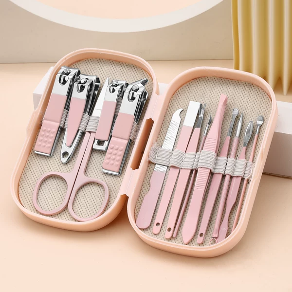 Stainless Steel Nail Clipper Set, Pedicure and Manicure Nail Clippers, Eyebrow Tweezers, Manicure Nail Clippers, Cross-Border Popular Set