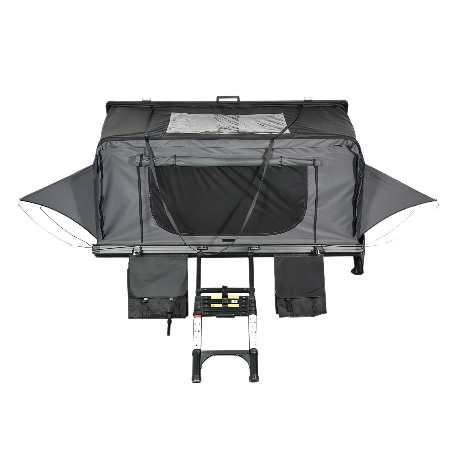 Source Factory Roof-Top Folding Tent, Hard-Lift Roof Tent for Outdoor Camping, Wilderness Car Tent, Wind and Storm Resistant