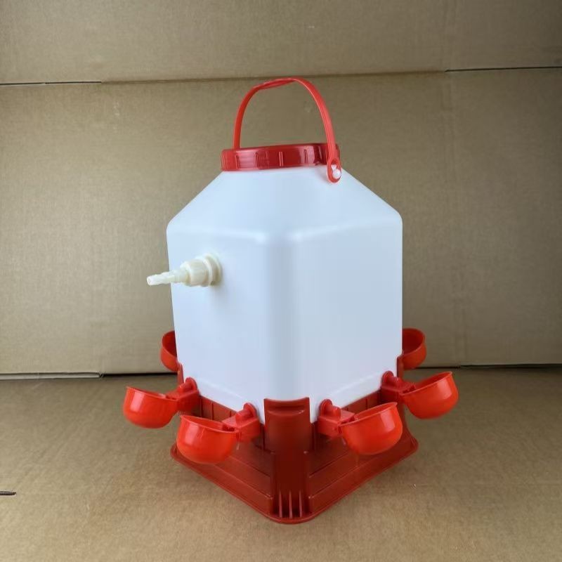 新款饮水器喂料桶家禽养殖全自动饮水桶鸡鸭鹅喝水器水壶水碗料槽