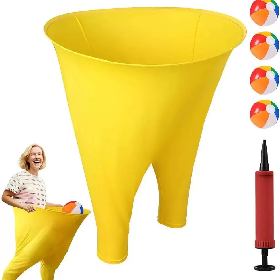 外贸新款奶奶庭院游戏裤子亲子投球游戏Granny Pants Yard Game