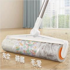 粘毛器のローラーの長い棒の大きいサイズの延長のベッドの上でブラシを転がして床のほこりのローラーをつけて頭を吸い込みます。