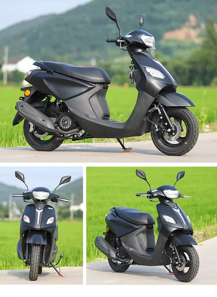 Domestic Electric-Injected Two-Wheeled Motorcycles for Men and Women, Large Fuel-Powered Scooters, Jinlangwang Commuter Adult Scooters