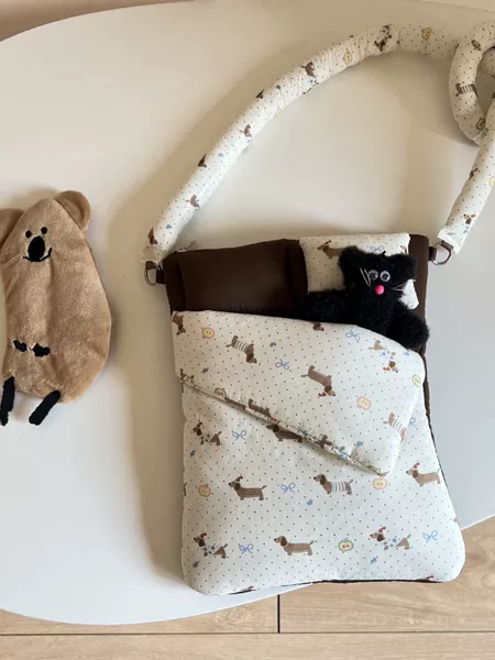 Korean KAZUM new computer bag 11/13/15 iPad tablet storage bag handmade fabric small bed bag
