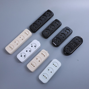Cross-border direct supply of European standard European standard three-position plug board industrial grounding two-position German standard German standard plug board bakelite socket