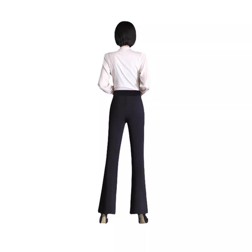 Women's Slimming and Versatile Spring and Autumn Micro-Angle Pants, Korean Style Loose and Fashionable Casual Drops Leisure Trumpet Women's Long Pants
