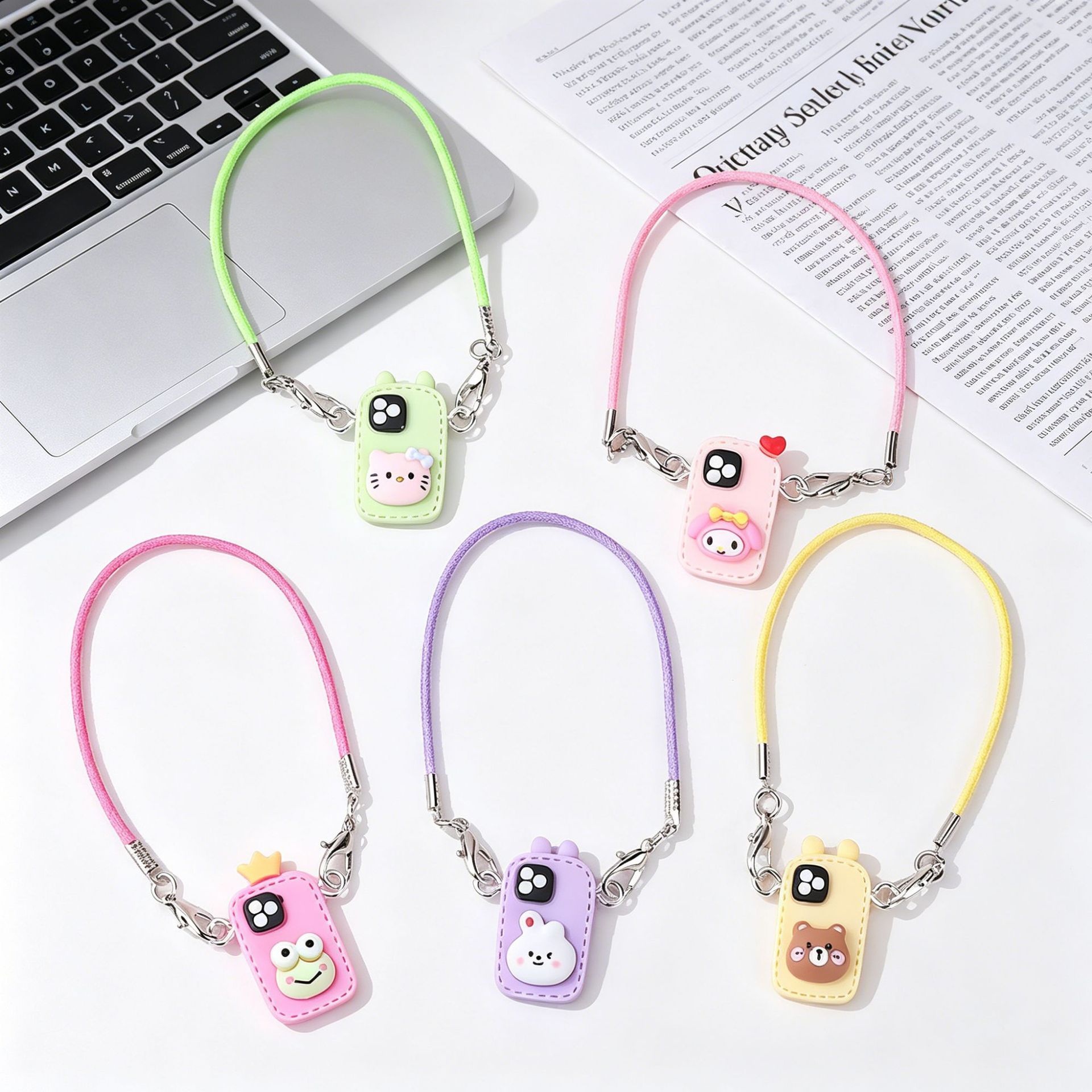 Cj85 Dollhouse Cartoon Mini Model Small Phone Case with Crossbody Strap and Neck Accessory