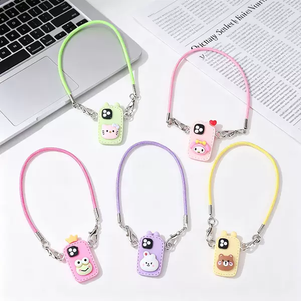 Cj85 Dollhouse Cartoon Mini Model Small Phone Case with Crossbody Strap and Neck Accessory