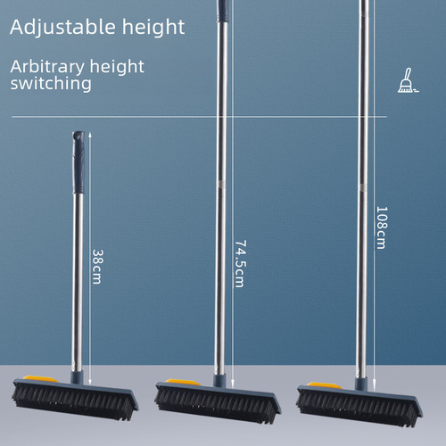 Long-handled floor brush tile floor cleaning brush household bathroom shower gap scraper bathroom brush window brush