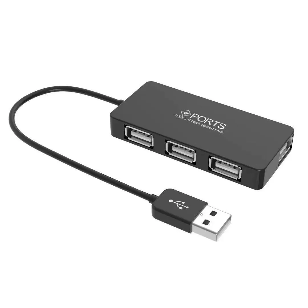 4-портовый USB2.0 HUB маленький порошковый концентратор USB2.0 hub 4 порта сетевой кабель USB компьютерный интерфейс