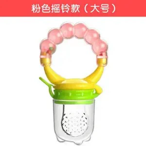 eating fruit artifact baby bite: Multimediya və saxlama aksesuarları - pink-rattle-large-12-36-months