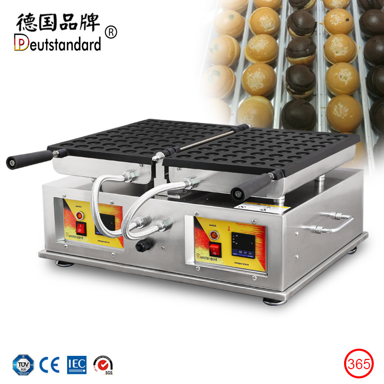 商用日本不沾涂层香港鸡蛋机 圆形小鸡蛋仔机 54孔粒粒鸡蛋仔机器