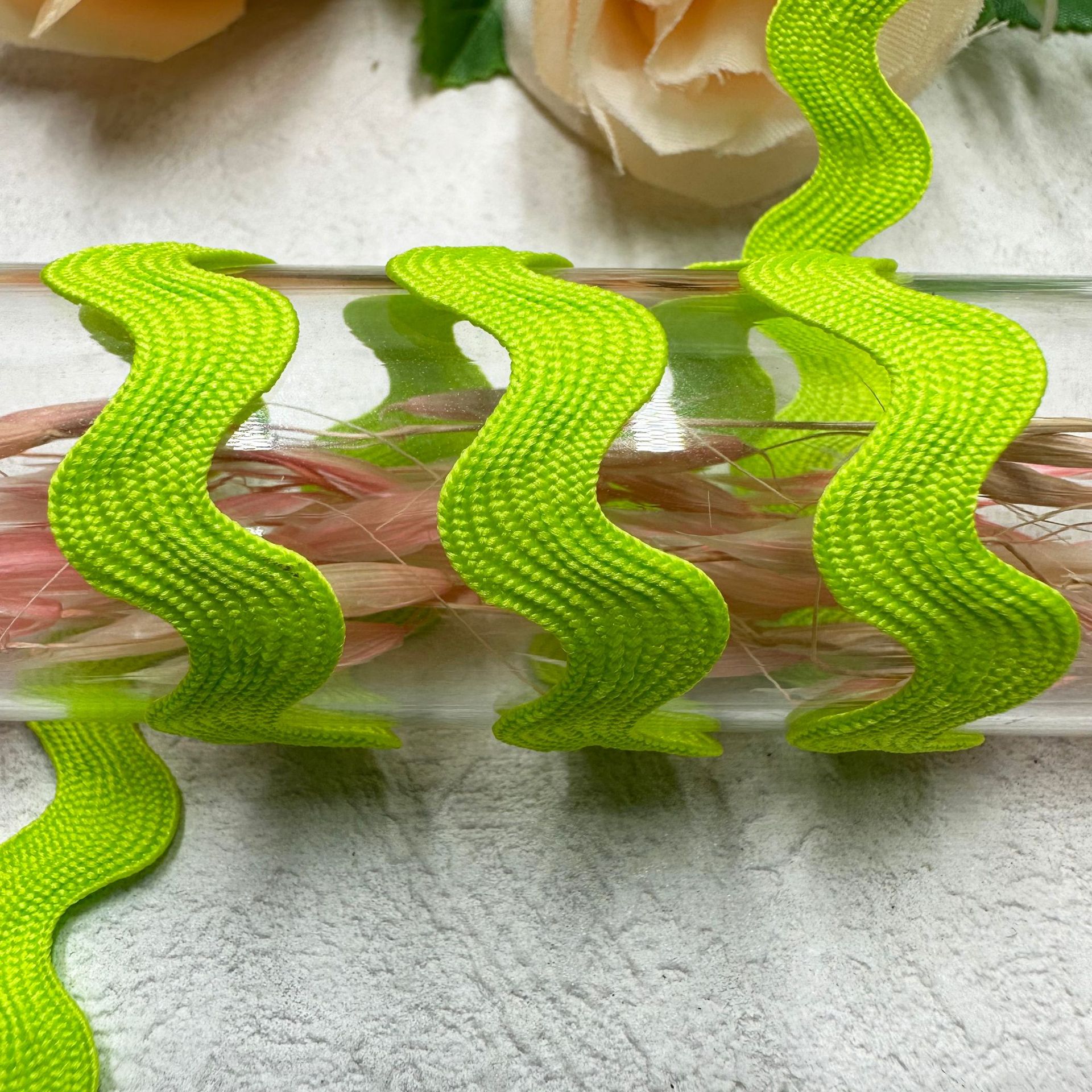 8mm onda sólida en forma de S curva banda de encaje cortina sombrero ropa infantil joyas de boda accesorios de ropa