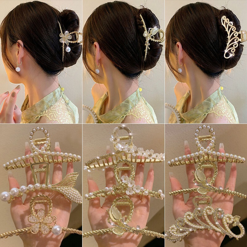 Metal Hairpin for Women, Large High-End Hair Clip for the Back of the Head, Summer 2024 New Shark Clip Hair Accessory Metal Hairpin for Women, Large High-End Hair Clip for the Back of the Head, Summer 2024 New Shark Clip Hair Accessory