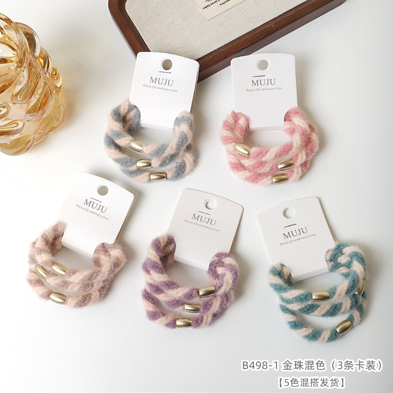 Ligas coreanas premium para cabello