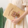 Apple, cute cartoon velvet tablet laptop for elementary school students, organizer bag, liner, protective case