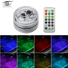 车载led气氛灯脚底灯七彩遥控氛围灯汽车通用免接线内饰氛围灯