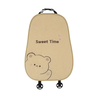 Car Cushion, Neck Pillow, Cute – Waist support - sheep-velvet-cushion-bear-backrest