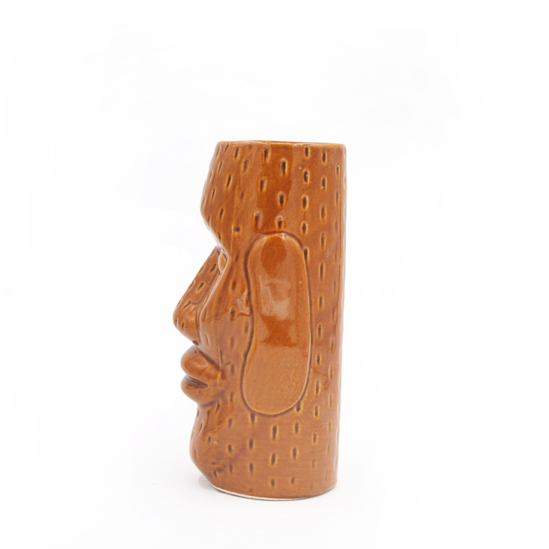 Isla de Pascua estatua de piedra Tiki taza