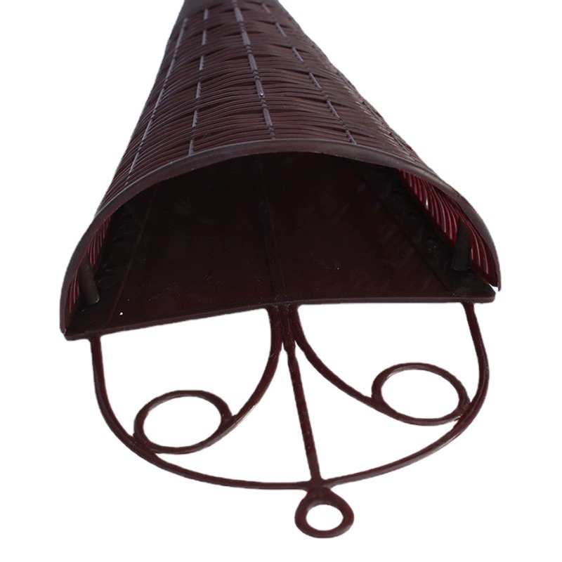 Искусственный веер подвесная Ваза Цветочная корзина треугольник настенный искусство ротанга настенное цветочное устройство внутреннее украшение подвесная корзина цветочное искусство прямые продажи