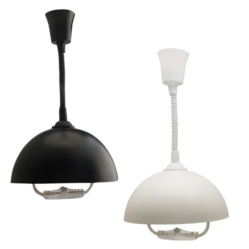 麻将棋牌室果蔬菜生鲜超市手动升降器拉伸伸缩灯工业吊灯带开关