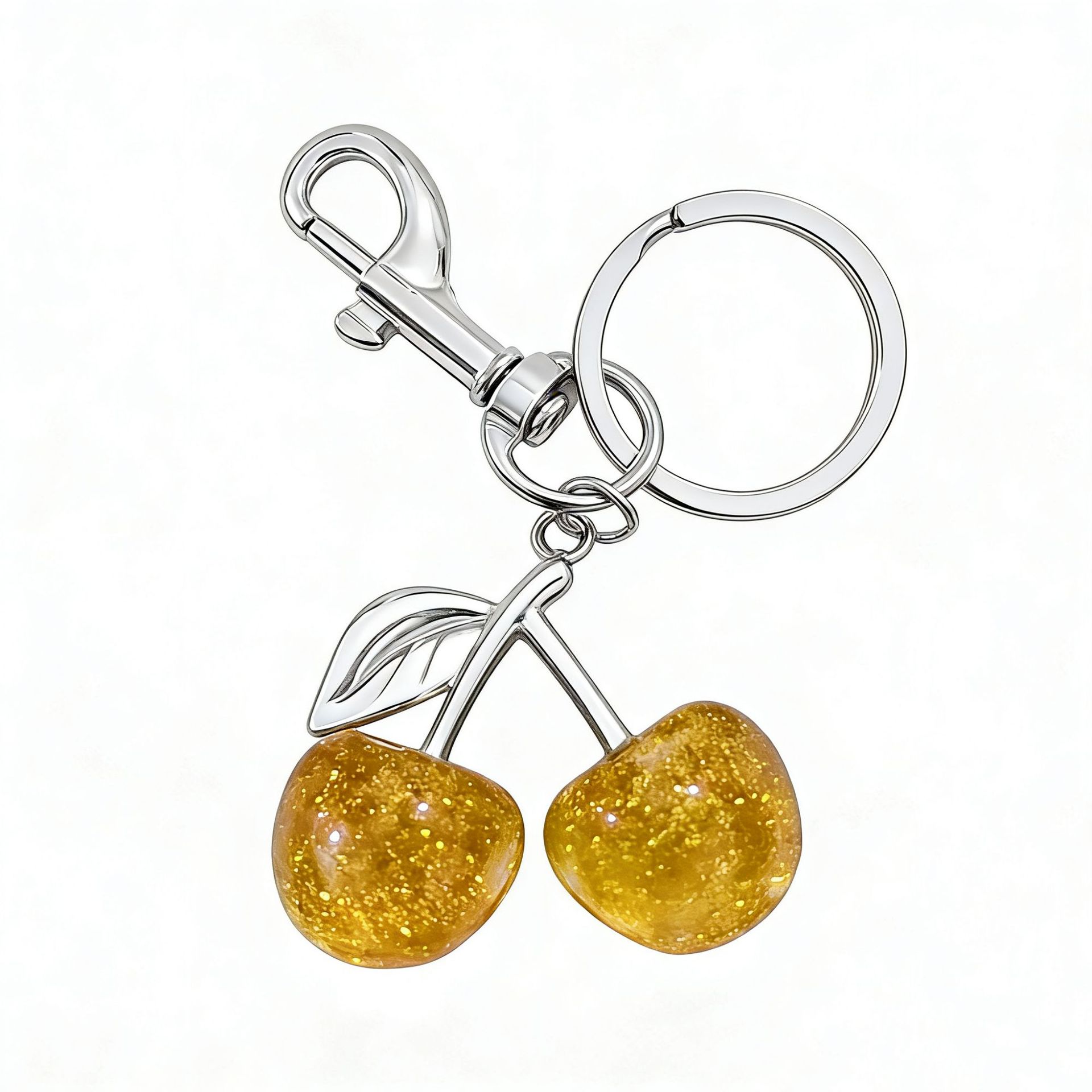 Llavero decorativo de cereza para bolso y coche