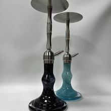 2023源头工厂新款大号阿拉伯不锈钢水烟壶管子夹子手柄整套Hookah