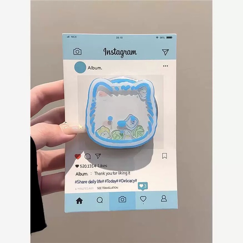MagSafe 磁気ホルダーに適した新しい ins かわいいシェイク漫画、超吸着力、格納式エアバッグ|undefined