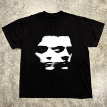 Harajuku Letter Graphic T Shirts Y2k Tops Men Women High Str