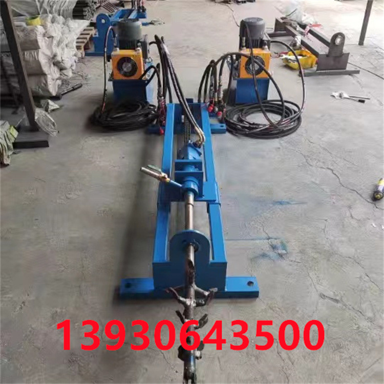 管道过路钻孔机 小型地下水平打眼机 电缆管过路水钻液压顶管机