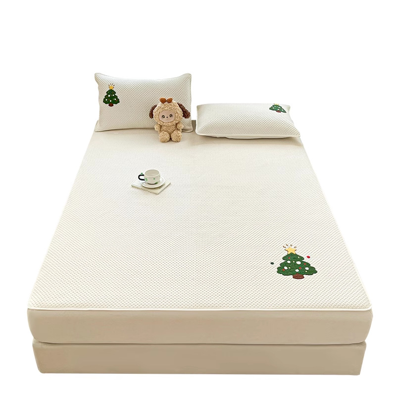 Sombrilla de cama acolchada cepillada gruesa de una sola pieza, funda protectora de colchón Simmons, funda de cama 2025, sábana nueva, universal para todas las estaciones