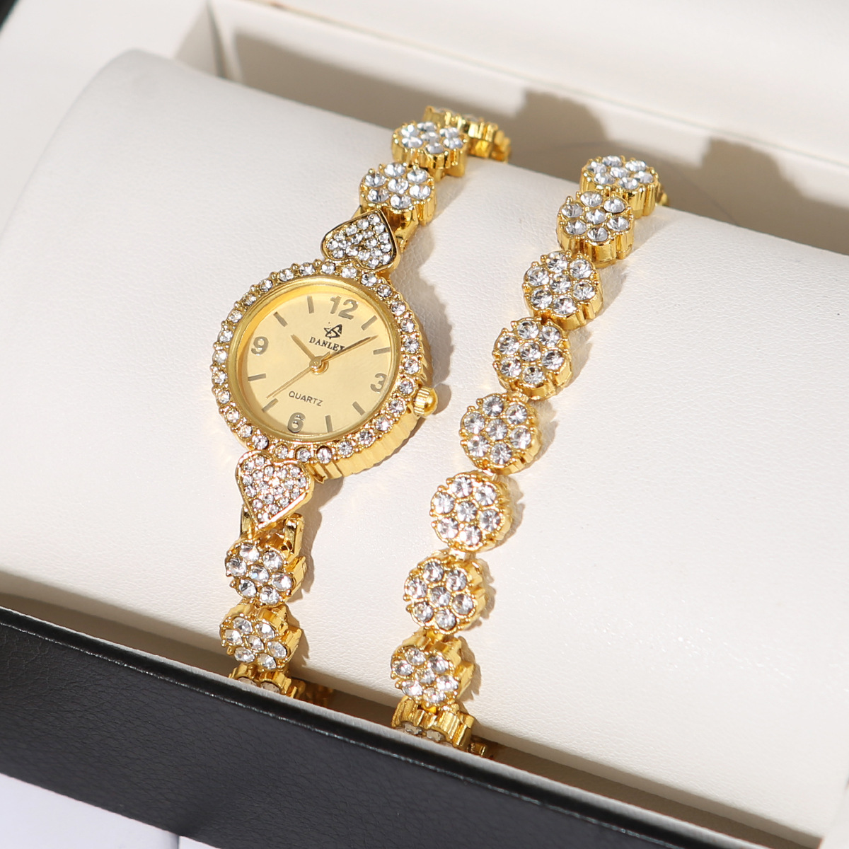 6197 gold shell gold surface + bracelet