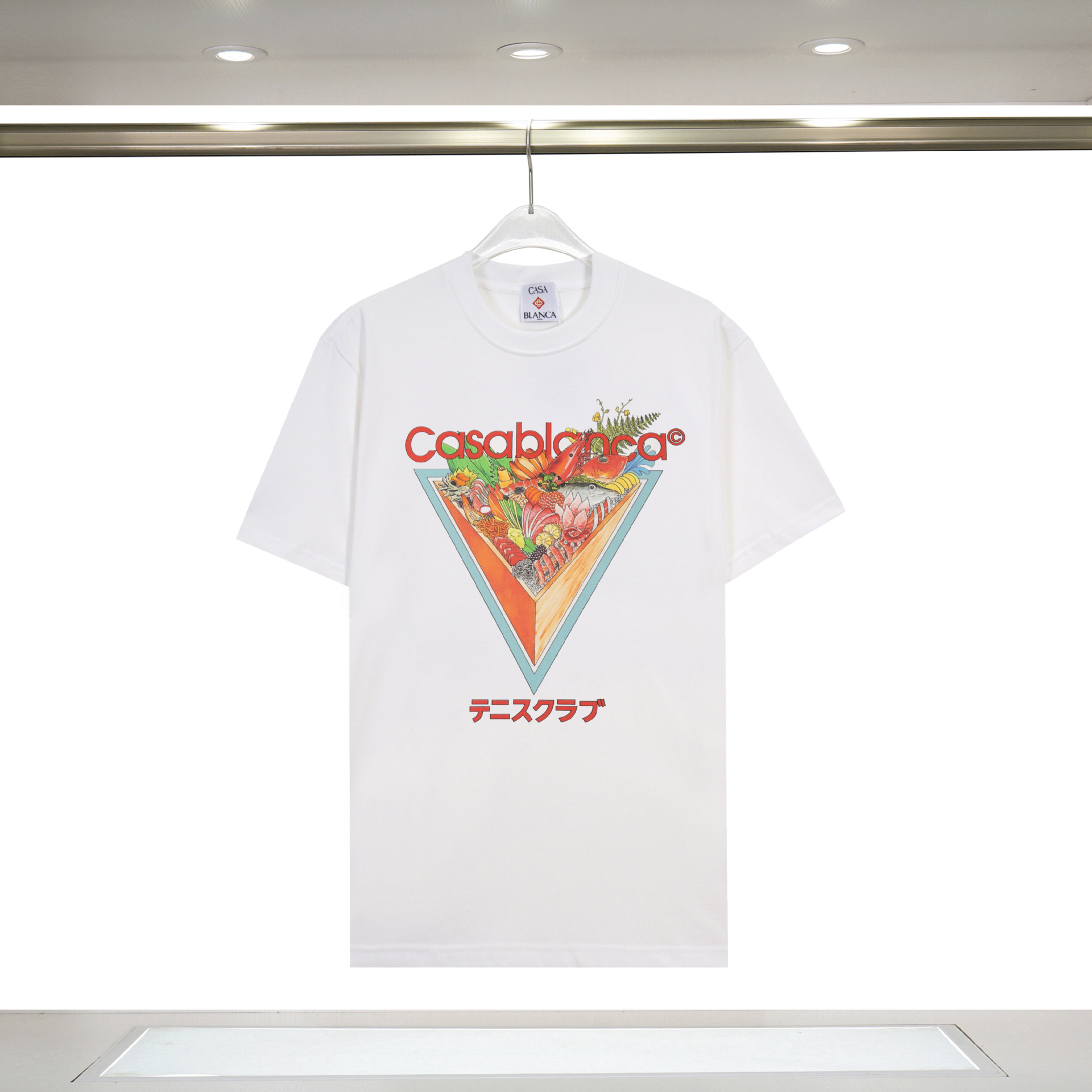 Casablanca Sashimi Tennis Club T-shirt White