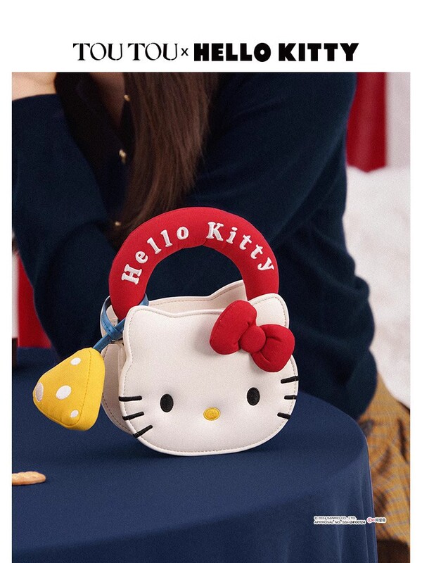 TOUTOUHelloKitty三丽鸥哈喽kt凯蒂猫链条斜挎小包生日礼物送女友|undefined