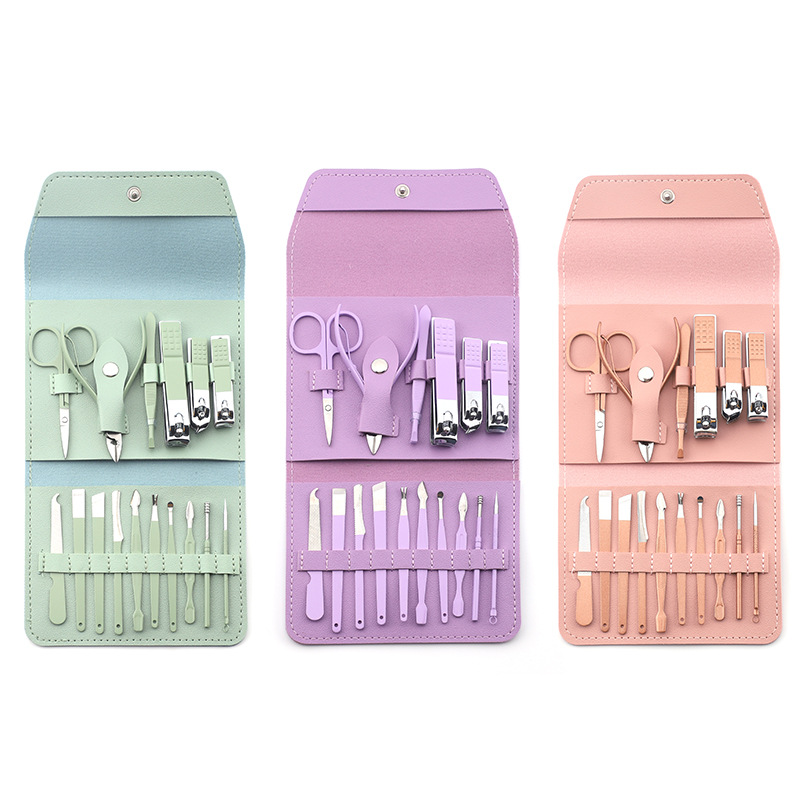 16-piece nail scissors set home nail clippers nail scissors set complete manicure and pedicure tool set