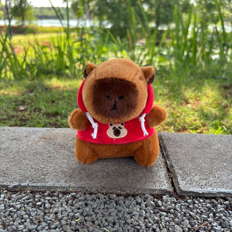スウェットシャツカピバラ人形クリエイティブかわいい愛カピバラ人形女装おもちゃ小さな装飾品キーホルダー卸売|undefined