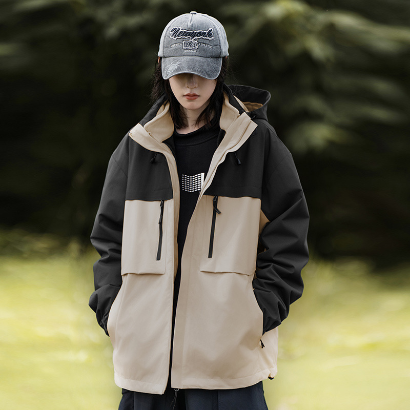 Winter New Trendy Brand Windproof and Warm Three-In-One Graphene Jacket Couple Style Outdoor Mountaineering Sports Liner