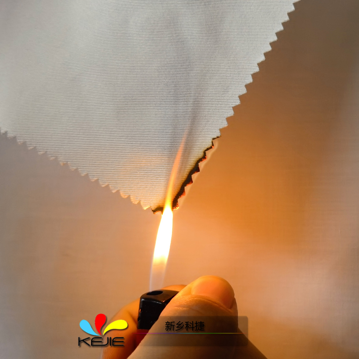 现货销售 克本白色防火纱卡  GB8965 耐水洗阻燃布 防护服面料