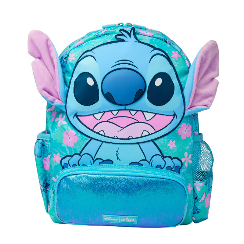 Australia smiggle Stitch mochila de gran capacidad bolsa de comida de dibujos animados bolsa de lápices bolsa de escuela con tracción juego de papelería