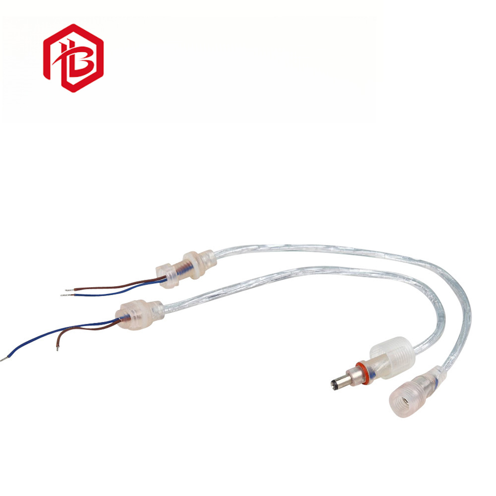 厂家供应优质防水dc电源线插头定 制面板灯dc公母防水插头