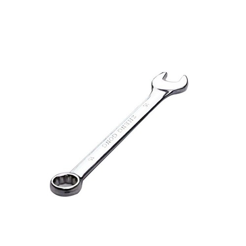 Open plum blossom dual-purpose wrench, fork spanner, high carbon steel tool 8-32mm mirror dull head metric auto repair kit