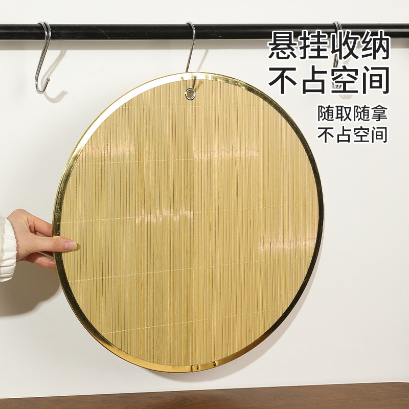 餃子トレイカバー、餃子カバー、餃子置き板、餃子用竹製カバー、家庭用鍋カバー、竹製かご|undefined