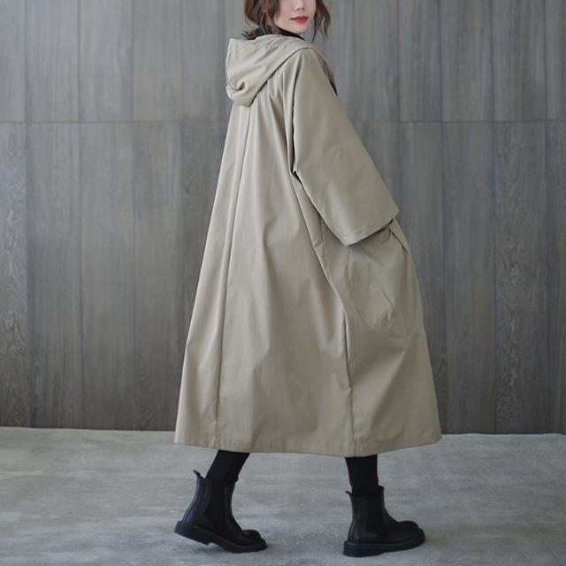 风衣女中长款200斤大码女装工装女秋季外套女秋款外穿长袖上衣女|undefined