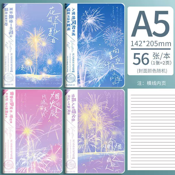 4 packs [A5 Summer Fireworks] 56 photos each