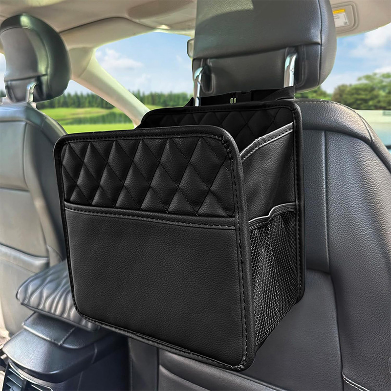 Qìchē – Car Storage Car storage bag/box - black-with-red-line
