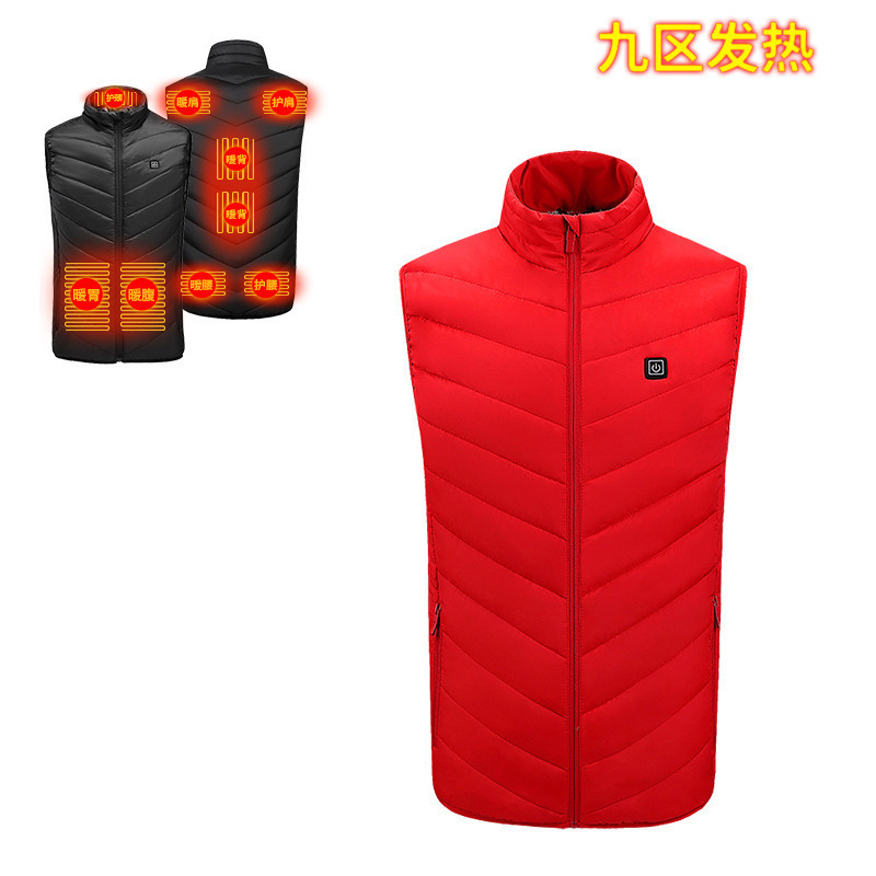 新型クロスボーダー発熱馬甲知能加熱馬甲電熱発熱服恒温保温加熱ベスト男女モデル|undefined