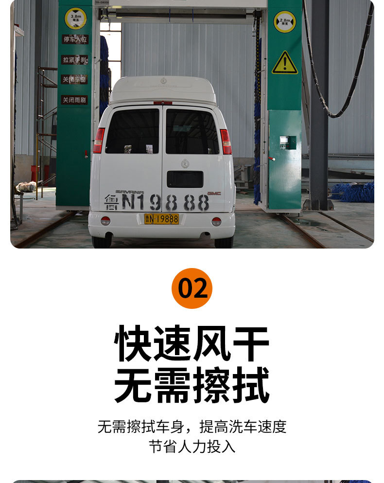 Large bus and truck washing equipment, gantry-type reciprocating high-pressure cleaning machine, fully automatic bus washing machine