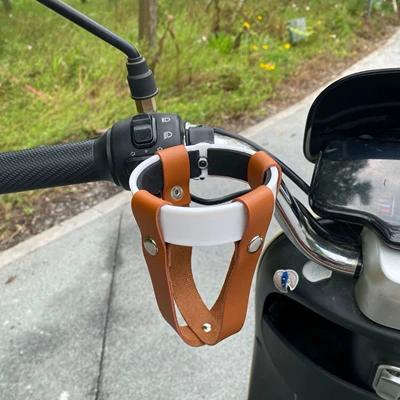 Universal Electric Bike Water Cup Other Electric Vehicle Accessories - white-cup-holder-1-piece-with-removable-mesh-bag-hexagonal-wrench