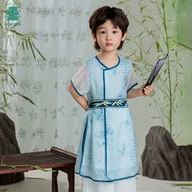 童汉服;童民族服装;连身衣、爬服